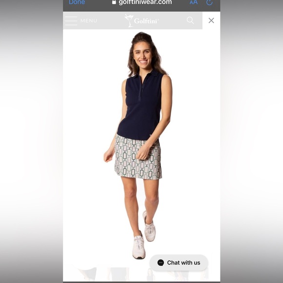 NWT GOLFTINI THE PERFORMANCE STRETCH SKORT - Picture 3 of 6